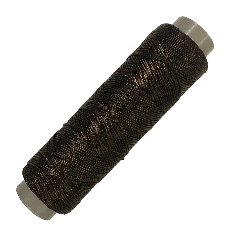 نخ دوخت چرم دوزی مدل ابریشمی ddbre100m سایز 10 طول 100 متر